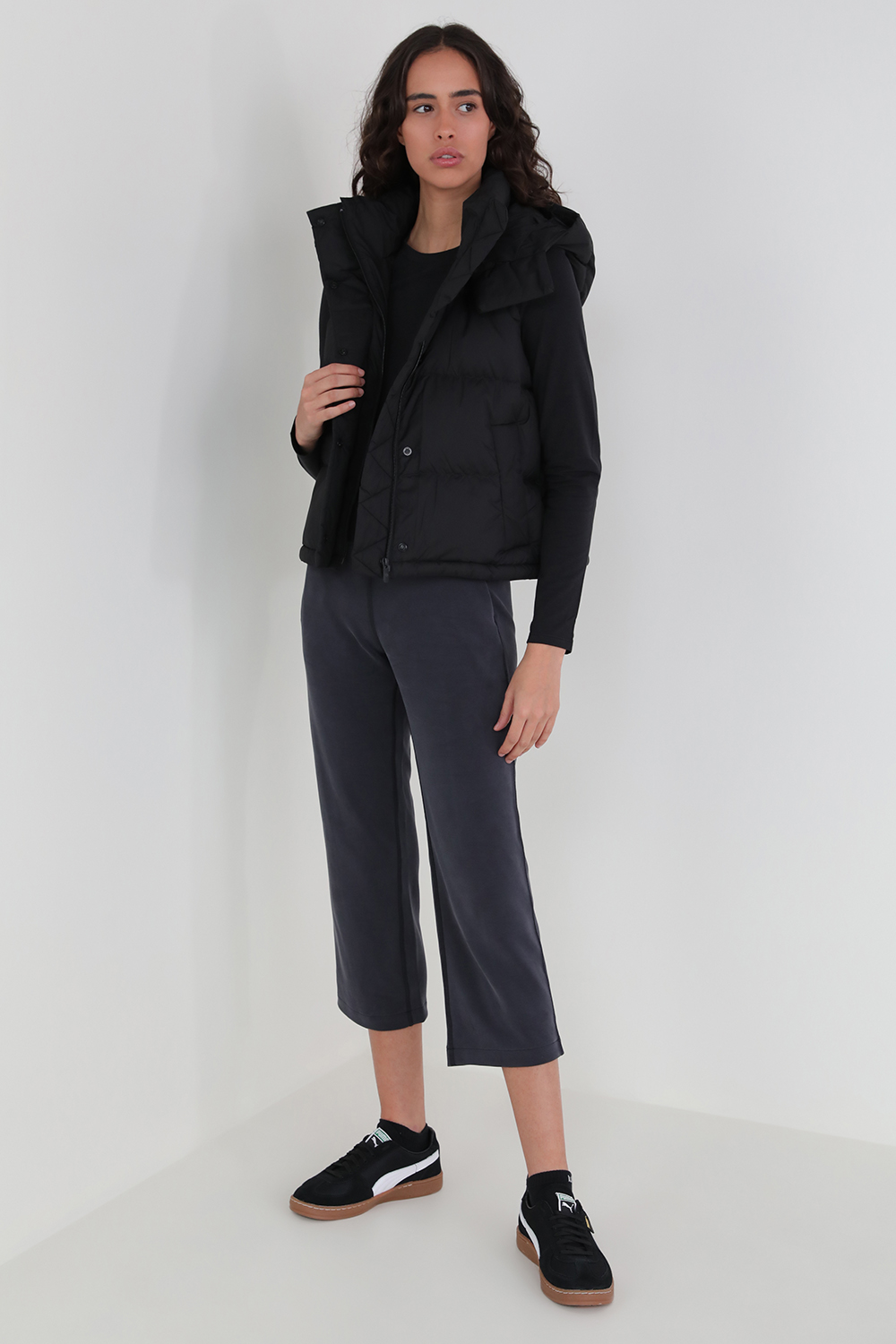 Wunder Puff Cropped Vest